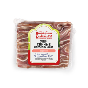 Уши свиные прессованные,Категория Б